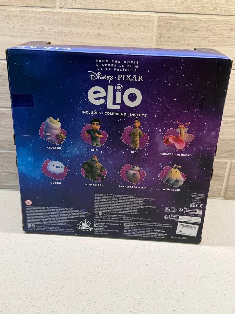 Disney Elio Figurine Set - Purple, Gold, Pink, Green, Gray